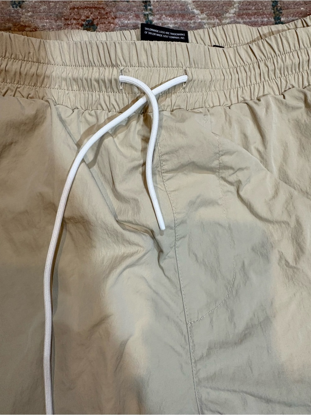 Rare Kith TaylorMade Beige Drawstring Joggers - Picture 3 of 10